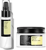 Hydrating Snail Mucin Cream with Collagen&Snail Mucin Essence,Face Moisturizer Repair, Anti-Aging Serum with Snail Secretion Filtrate for all Skin
