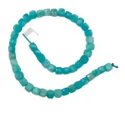 Amazonite Cube Beads Half-Strand | 4mm | Blue | 47 Bead(s)