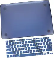 TINEASUR Accessory Blue Protective Case for Air 2020 Notebook Decal Heat Dissipation Micro Clipping for Easy Install