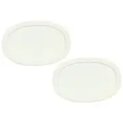 Corningware F-15-PC French White Oval Plastic Replacement Storage Lid (2-Pack)