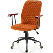 Costway Ergonomic Computer Chair Height Adjustable Home Office,Orange