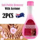 2Pcs Swosh Nail Polish Remover With Acetone 80ml AU Stock NEW