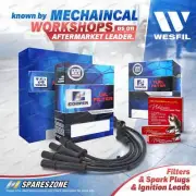 Wesfil Leads Platinum Spark Plugs Filter Kit for Mitsubishi Triton GLX MK 3.0L (for: Mitsubishi)