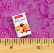 Dollhouse Miniature Size Sweet Delightful Tea Cookie Box