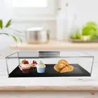 Clear Bread Box Acrylic with Cover Cake Stand for Event Banquet Weddings