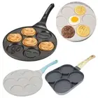 7/4 Cups Pancake Shapes Pan Mini Pancakes Maker Perfect for Kids Breakfast