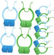Snore Prevention Nose Clips 10 Pack Underwater Nose Clip Foam Nosebleed Control Plastic Clamp for Breathe Training Nasal for Children