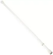Kenney 18 to 28 Inch WHITE Spring Tension Rod for Hanging Window Curtain