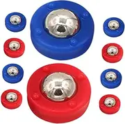 FELTECHELECTR Elegant Boys and Girls Shuffleboard Set 10pcs Mini Rolling Ball Game Portable Tabletop Shuffleboard Great for Indoor Play