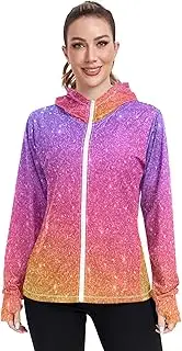 [Caihoyu] Womens Lightweight Hoodie with Pockets Swim Shirts UPF 50+ Plain Sweatshirt Lightweight Jacket Women Hiking