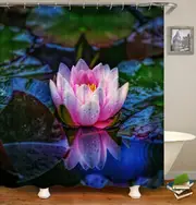 Pinkish Lotus Shower Curtain
