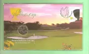 #C17. PNC STAMPED COVER & $1 COIN - GOLF 2011, THE PRESIDENTS CUP