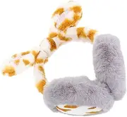 [FRCOLOR] Furry Rabbit Ears Earmuff Warm Ear Protection for Outdoor Activities for Ice Skating Snowboarding and Hiking Lightweight and Portable Design
