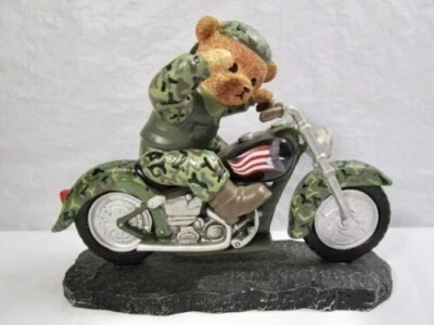 HAMILTON COLLECTION FAITHFUL FUZZIES A PROUD SALUTE BORN TO RIDE