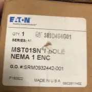 Eaton MST01SN Manual Motor Starter, Toggle Switch, 1 Pole