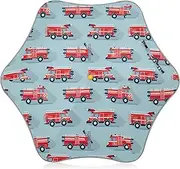 [Joitme] Cute Cartoon Fire Engine Umbrellas for Girls Easy Open and Close Parasol for Kids, Cute Cartoon Fire Engine, one size