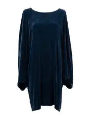 Velvet Open Back Cape Dress