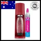 SodaStream Terra Classic Sparkling Water Maker Gift Set w Bottle & Gas Cylinder