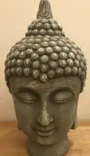 Latex mould WITH FOAM SUPPORT CASE for making this classic buddha head