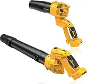 Cordless Blower for Dewalt 20V Max Battery, Rotatable Handle, 2.58Lbs Lightweight, 500 CFM Electric Blower, 5 Speeds, Handheld Mini Battery Powered Blower for Lawn Care, Yard Car, Patio (Tool Only)