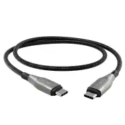 Cygnett Armoured USB-C to USB-C Cable 1m - Black. CY4674PCTYC