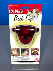 LIGHTNING BUG FOLDING BOOK READING LIGHT LITE RED BL 098TR BRAND NEW SEALED