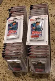 (50x) 2023 Topps Series 1 Factory Sealed Blister Pack Meijer Purple Parallel