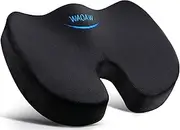 WAOAW Seat Cushion for Office Chair Memory Foam Car Seat Cushion for Coccyx,Hip,and Tailbone Pain
