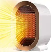 Mini Heater Fan Portable Desktop Winter Warm Space Electric Heater Office Home white