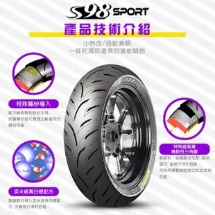 【MAXXIS 瑪吉斯】S98 SPORT 半熱熔運動通勤胎 -10吋輪胎(90-90-10 55J S98 SPORT)