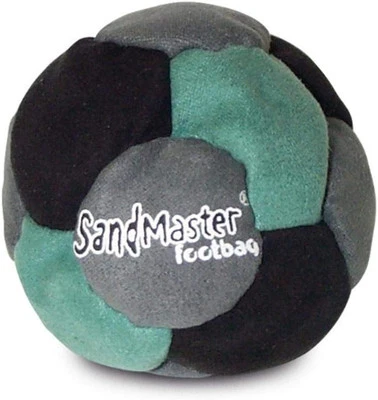 World Footbag SandMaster Hacky Sack Green/Grey/Black