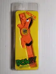 Lewco 1985 Pokey (From Gumby) Quartz Lcd Watch Hour - NEW WORKING