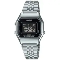 在飛比找PChome24h購物優惠-CASIO 復古經典-黑面 LA-680WA-1B