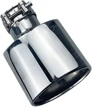 Muffler tip, Stainless Steel Exhaust Tail Tip Compatible For Benz E-Class S-Class W212 W207 C-Class W204 C63 Oval 2.25 Inch Inle