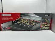 Weber Original Stainless Steel Rack And Skewer Set Tiered Grill System 7615 (RS)