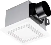 Bathroom Fan with Light 50 CFM 1.0Sone No Attic Access Needed Installation,Very