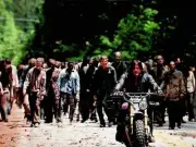 Daryl Dixon Leads Walkers Away The Walking Dead Poster 10.5"x14" Norman Reedus