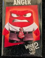 INSIDE OUT 2 Anger Pin Official Movie Theater Exclusive