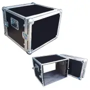 8 SPACE 8 Sp 8u 16" DEEP ATA AMP RACK CASE 1/4" MEDIUM DUTY - CLEARANCE SALE!