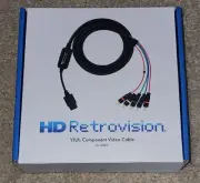 NEW HD Retrovision SNES Component Cable Super Nintendo YPbPr RGB