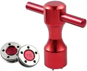 2X 10/15/20g Golf Custom Weights +Wrench For Titleist Scotty Cameron Putters Red, Durable Stainless Steel, with Rubber O-Rings