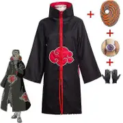 Tobi Obito Cosplay Costume Akatsuki Long Sleeve Cloak Halloween Carnival Funny Adult Cosplay Costume 135