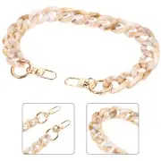 Contrast Color Retro Bag Miss Women's Purse Chain Strap Chains for Purses