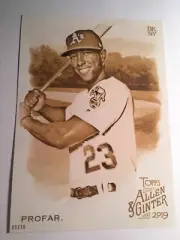 2019 Topps Allen & Ginter Jumbo 5x7 Jurickson Profar Rangers 223 Gold 02/10