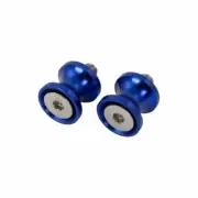 BIKE IT PADDOCK STAND BOBBINS 10MM 1.5 PITCH IN BLUE