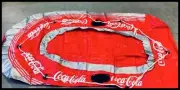 Vintage Coke Coca Cola 2 Man Inflatable Raft with Pump & Oars New w/ box - NOS