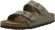 Birkenstock Unisex Arizona Sandal,Stone Birkibuc,45 M EU