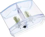Mipcase Mini Transparent Fish Tank Betta Breeding Isolation Box for Home Decor Weddings Crafting Aquarium for Efficient Fish Hatching Decoration for Friends