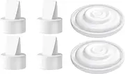 TOVVILD Replacement Duckbill Valves and Silicone Membrane for Spectra, Compatible with Spectra S1, Spectra S2, Spectra 9 Plus and Spectra Synergy Gold,Breast Pump General Replacement Accessories,6PCS