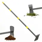 Garden Hoe Tool 2-in-1 Long Handle Gardening Tools for Weeding 62 Inch Multi-...